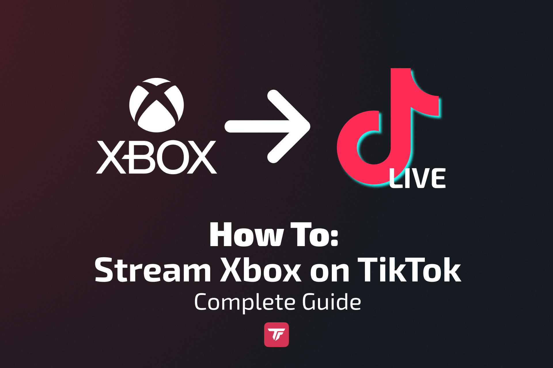 How to stream Xbox gameplay on TikTok Live tutorial.