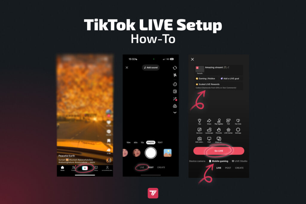 TikTok LIVE setup tutorial for mobile gaming