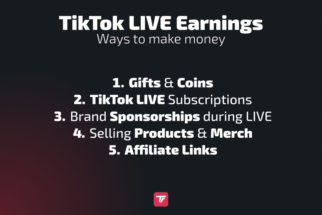 Ways to make money on TikTok Live 2025 guide