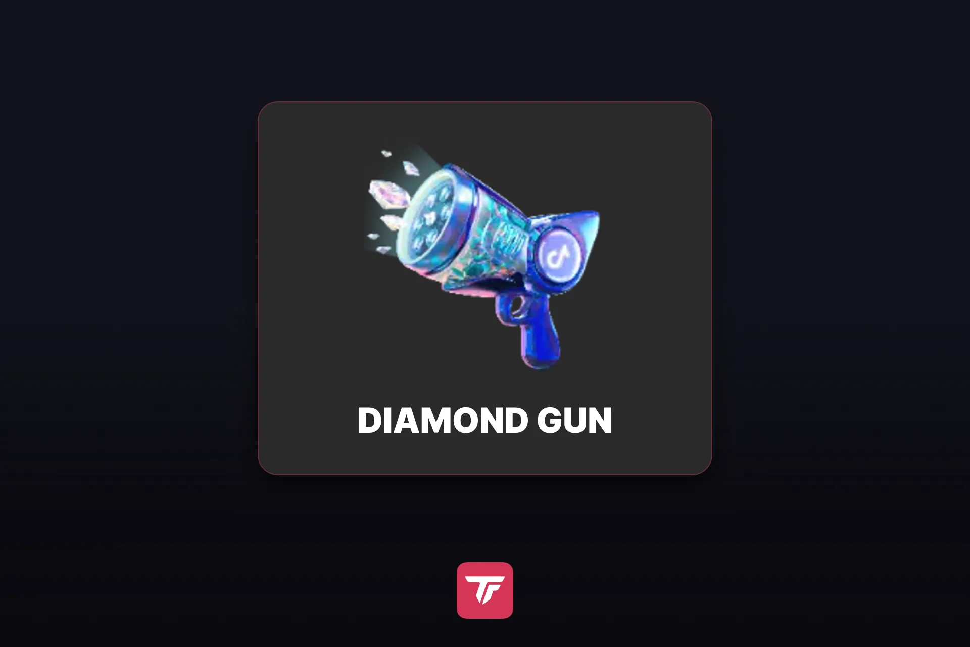 The Diamond Gun gift icon from the TikTok LIVE gift panel