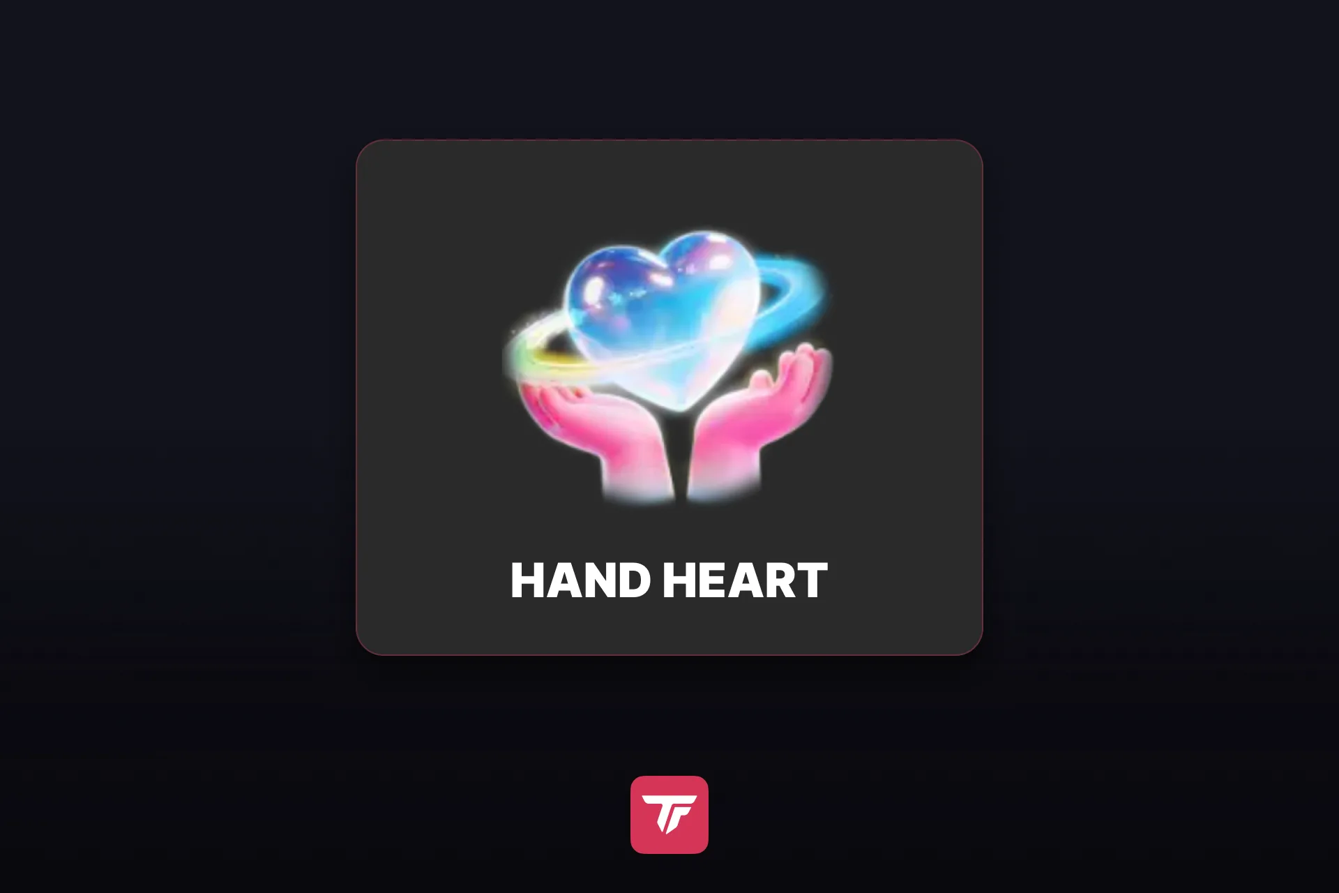 The Hand Heart gift icon from the TikTok LIVE gift panel