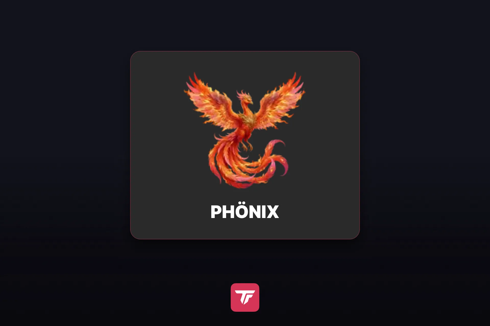 Das Symbol des Phönix aus dem Geschenk-Panel von TikTok LIVE