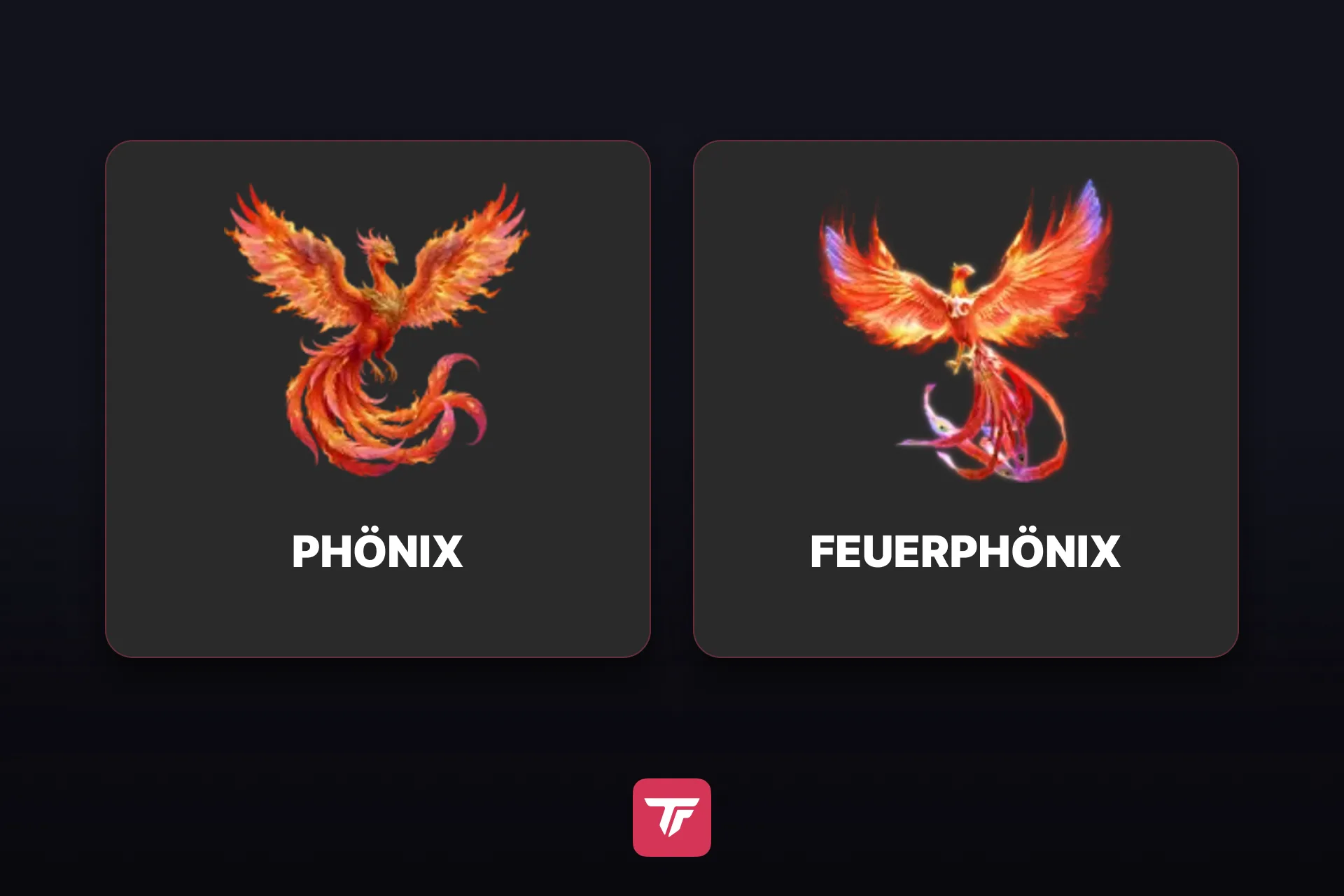 Der Phönix und der Feuerphönix im direkten Vergleich